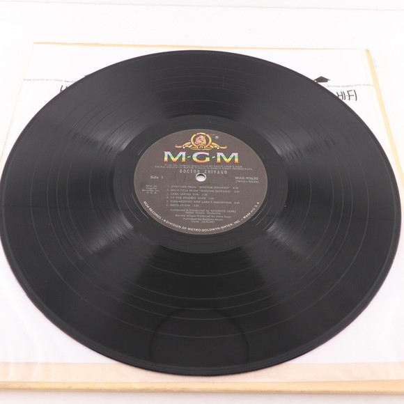 Dr Zhivago The Original Soundtrack Album MGM Vinyl LP 12" Vinyl LP WAE-90620 - Picture 8 of 12
